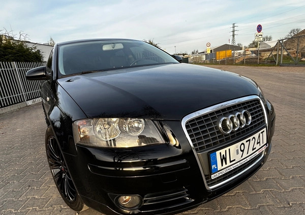 Audi A3 cena 19800 przebieg: 389000, rok produkcji 2007 z Czarna Białostocka małe 56